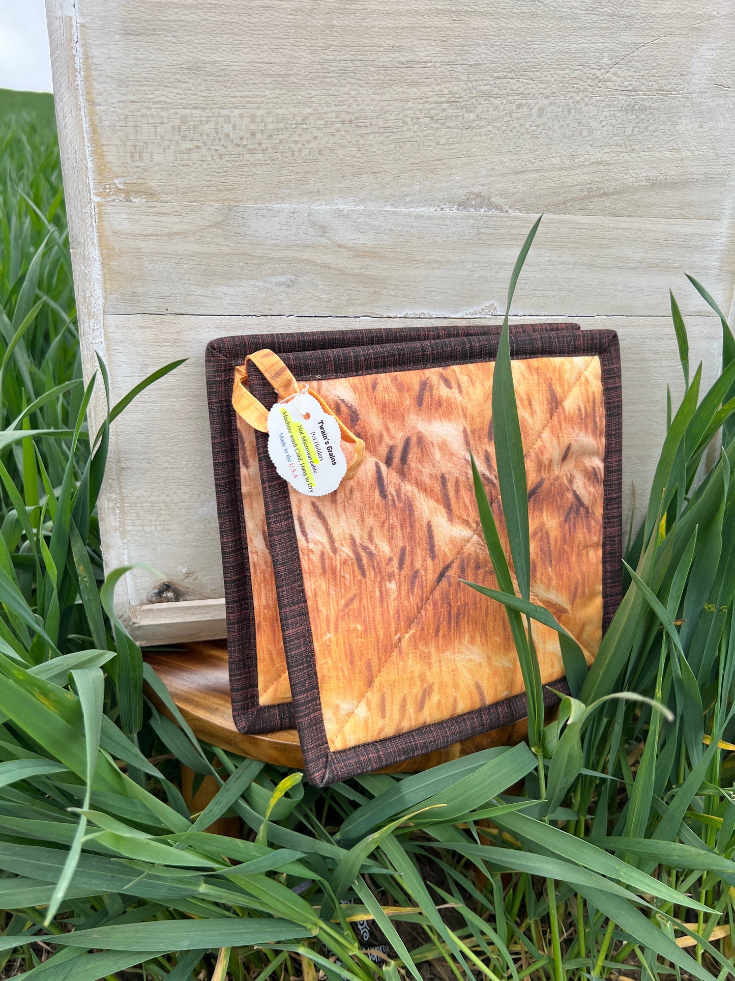 Wheat Pot Holder set of 2 image 3