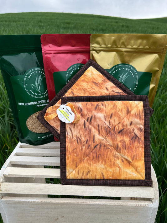 Wheat Pot Holder set of 2 image 0