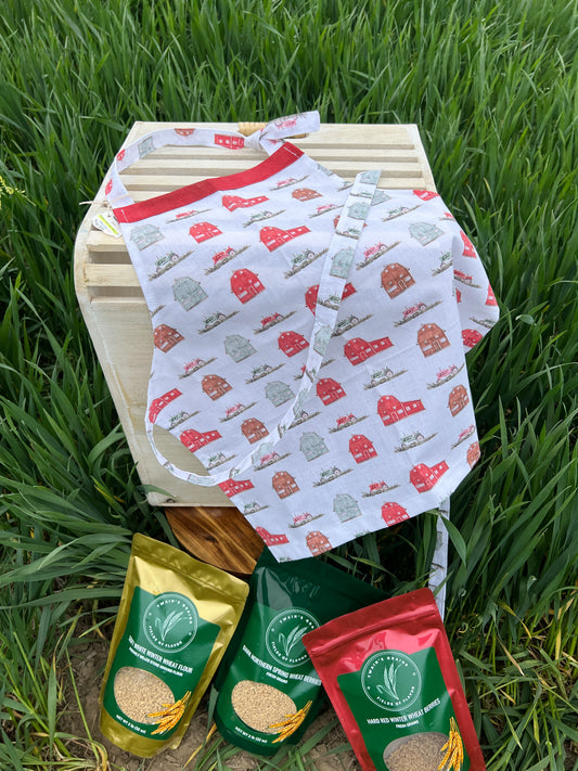 Kids Apron-Antique Tractor image 0